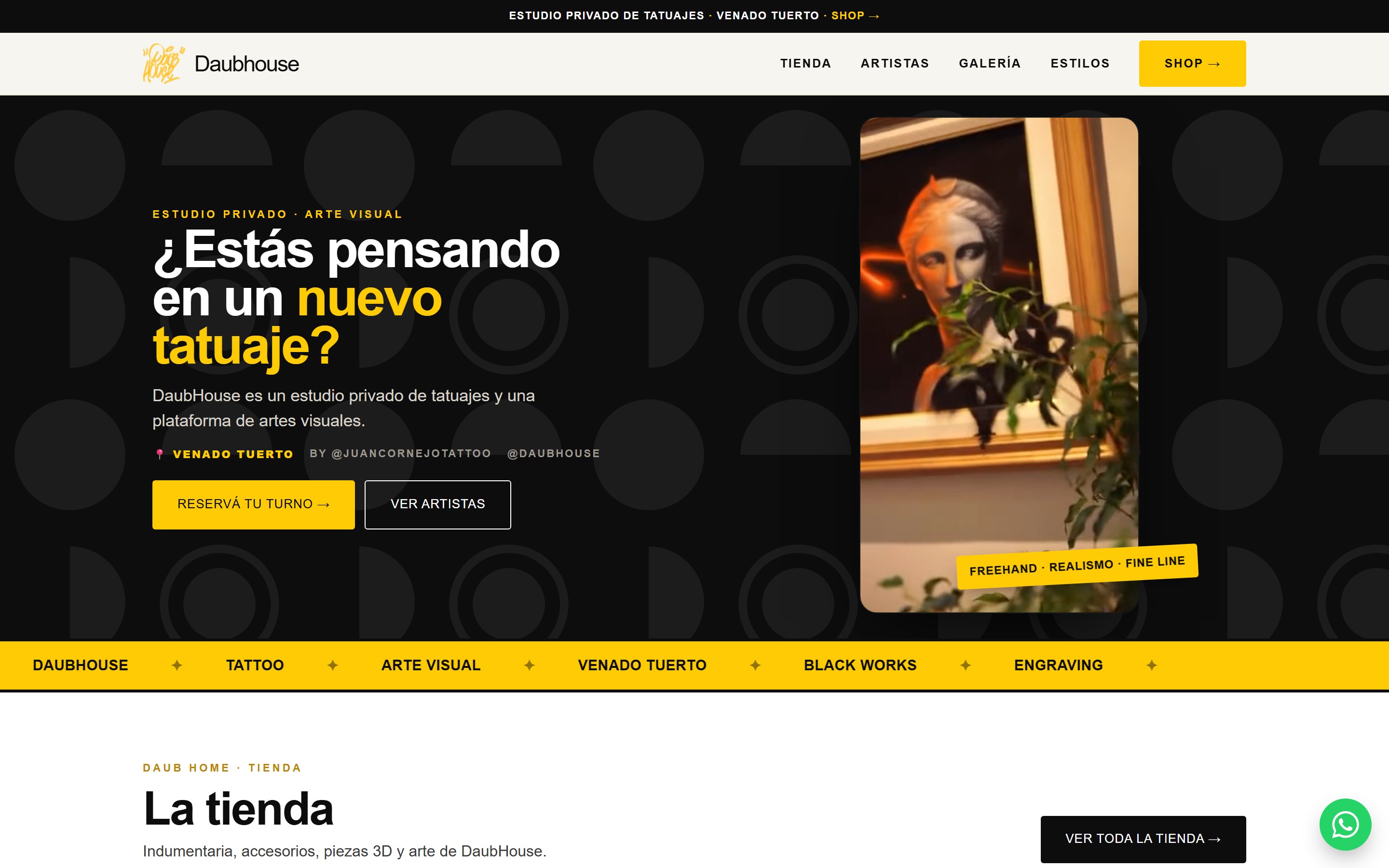 Web de DaubHouse